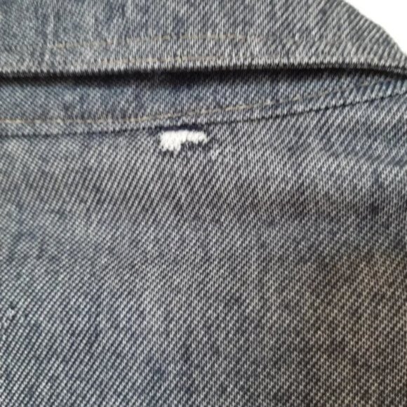 ARDENE DENIM LOOK BUTTON DOWN SHIRT SIZE LARGE - Picture 5 of 5